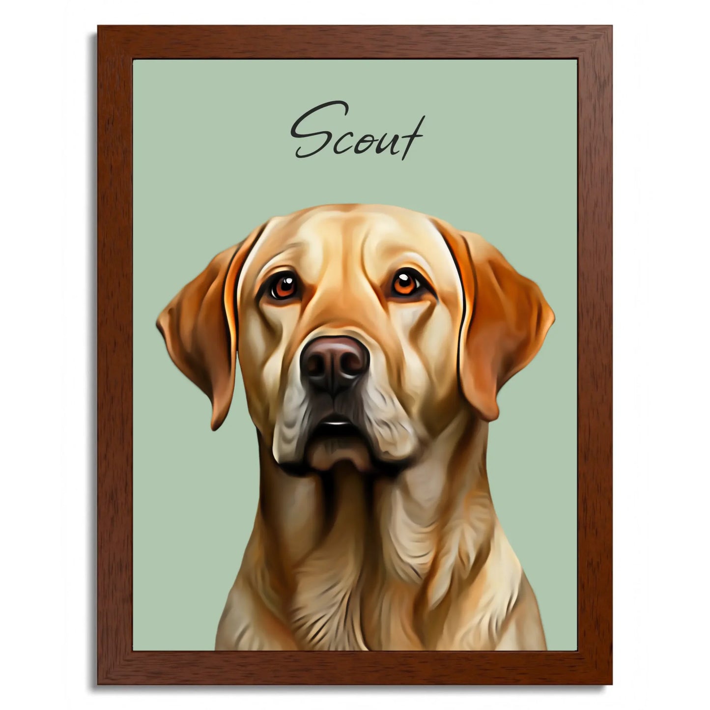 01 02 B Frame 12x16 Brown Front
