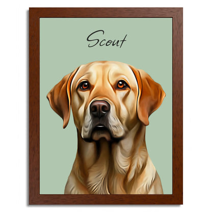 01 02 B Frame 12x16 Brown Front