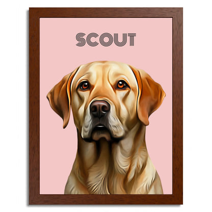 01 02 B Frame 12x16 Brown Front