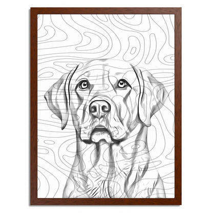01 03 B Frame 18x24 Brown Front