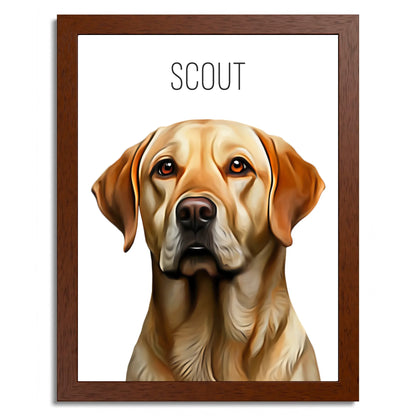 01 02 B Frame 12x16 Brown Front