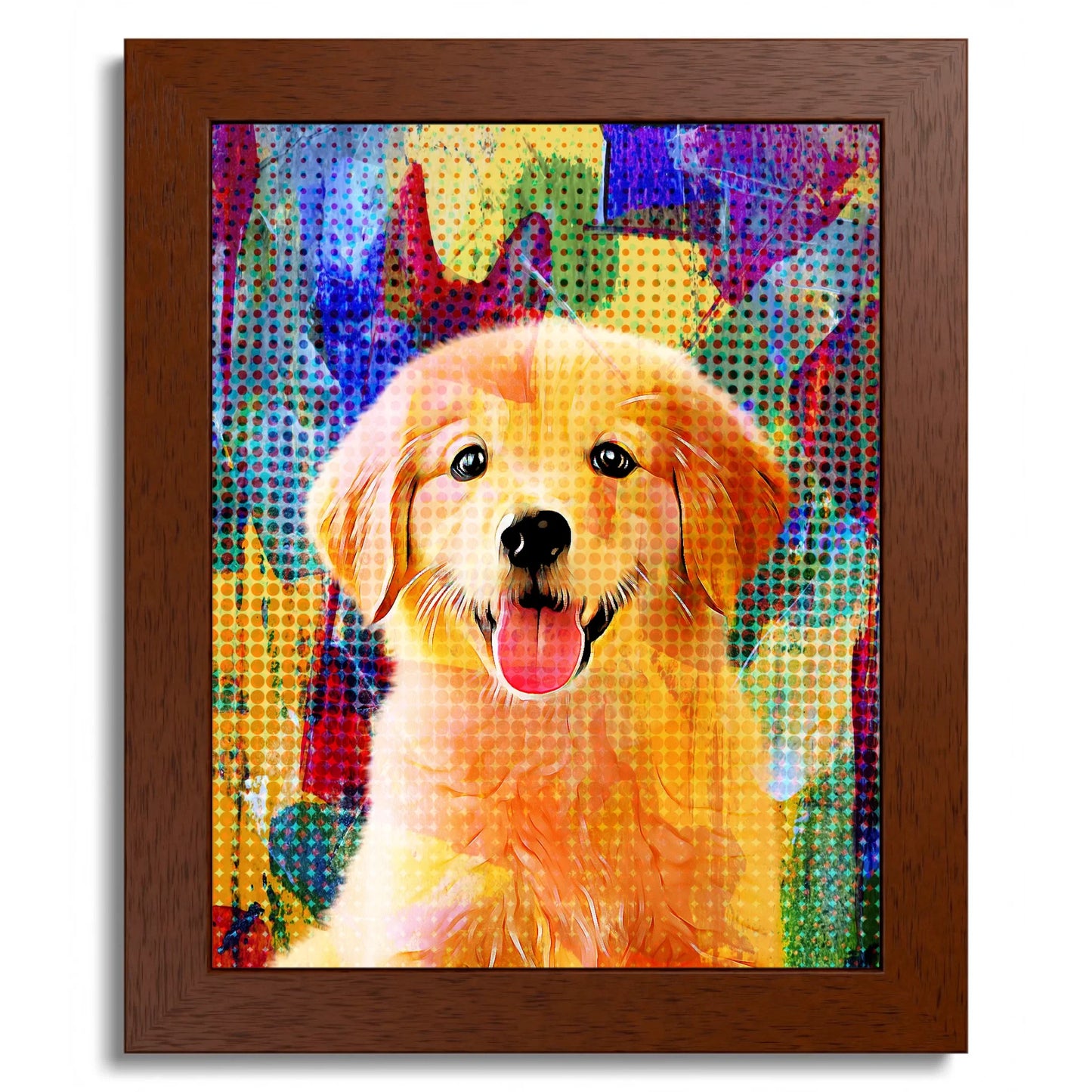 01 01 B Frame 8x10 Brown Front