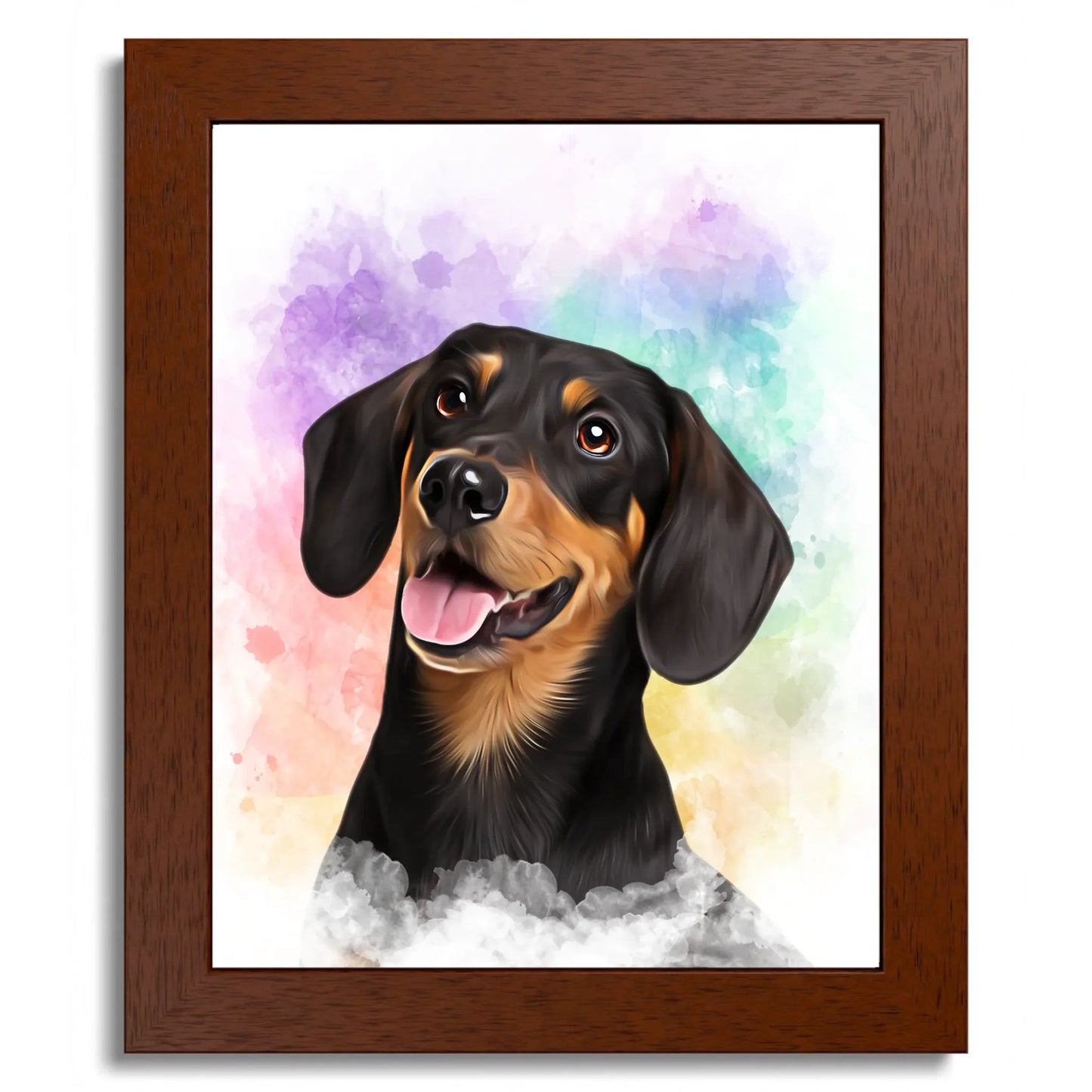 01 01 B Frame 8x10 Brown Front