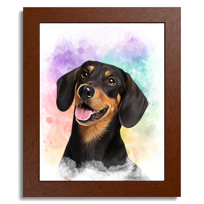 01 01 B Frame 8x10 Brown Front