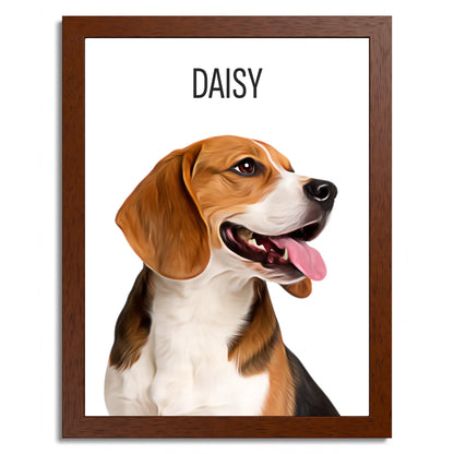 01 02 B Frame 12x16 Brown Front