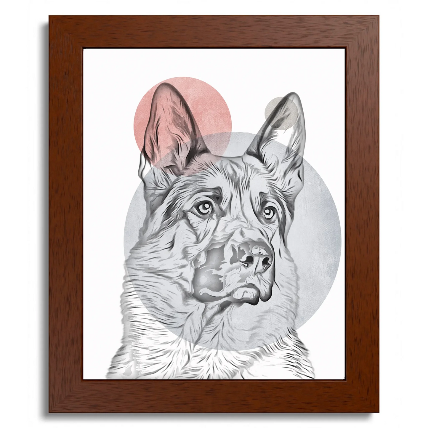 01 01 B Frame 8x10 Brown Front