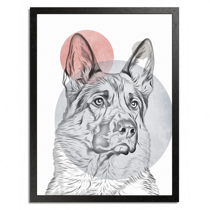 01 03 A Frame 18x24 Black Front