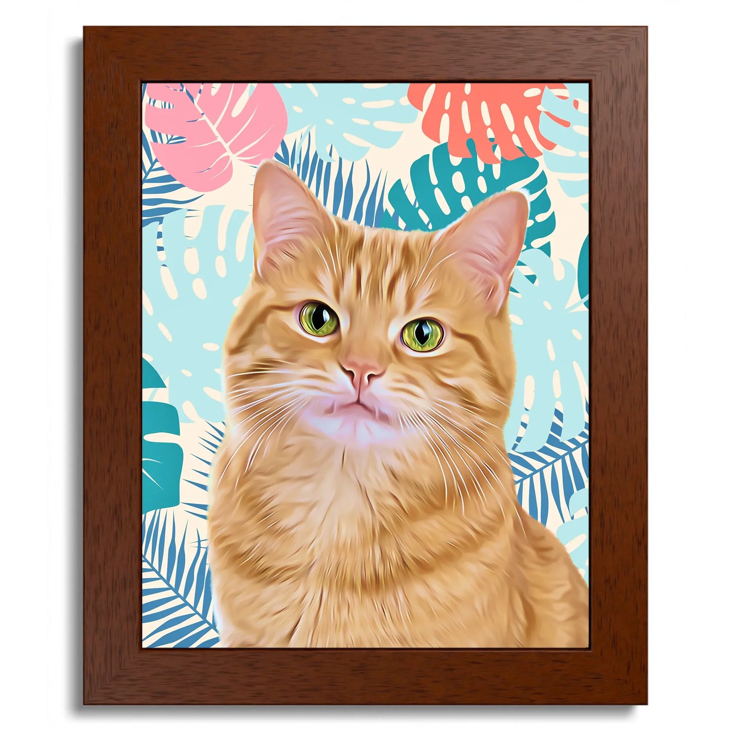 01 01 B Frame 8x10 Brown Front