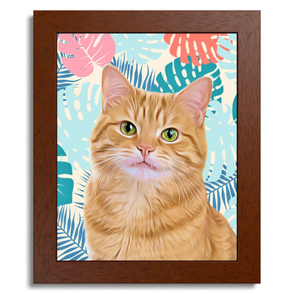 01 01 B Frame 8x10 Brown Front