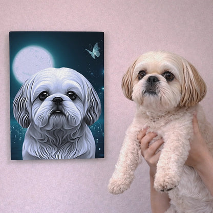 05-custom-pet-portrait-dog-with-real-pet-comparison